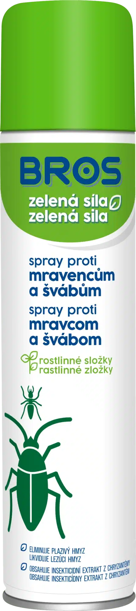 BROS - ZELENÁ SILA spray proti mravcom a švábom 300 ml – Obrázok 3
