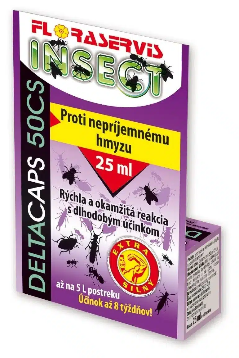 Deltacaps 50 CS postrek na hmyz, 25ml Floraservis